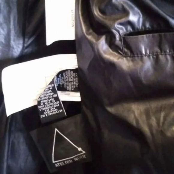 Rudsak Atelier Noir coat Genuine leather trim down and feather filled - Picture 5 of 7